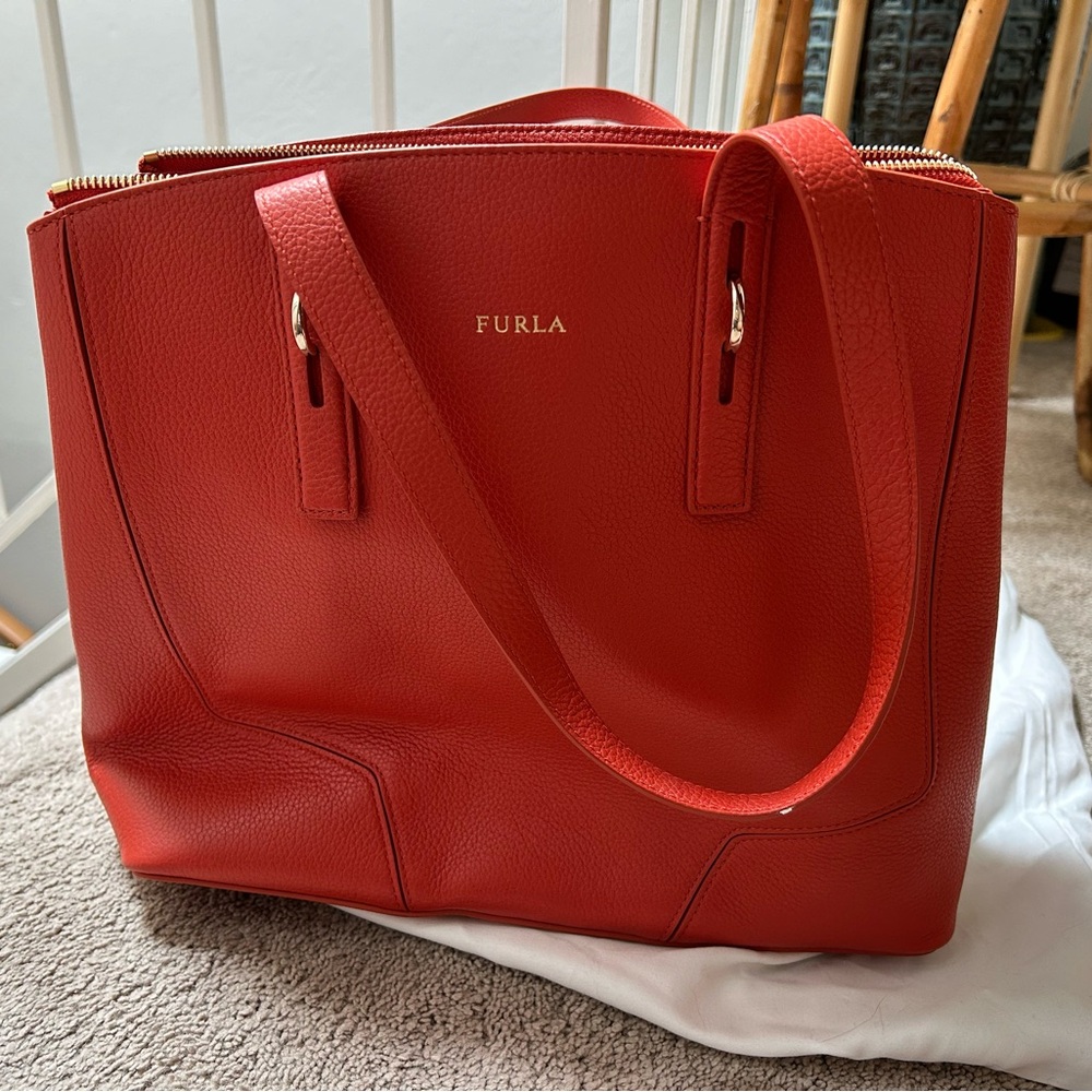 Ferla maple leather satchel